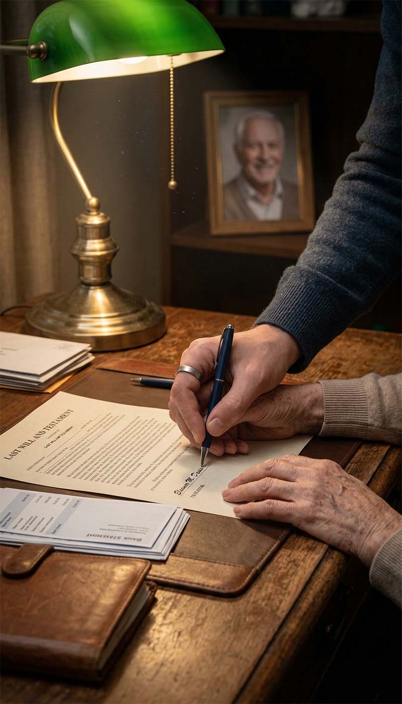 Abuso financiero a personas mayores en disputas sobre fideicomisos y testamentos